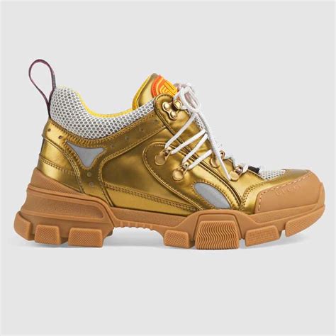 gucci flashtrek gold|Gucci flashtrek boots.